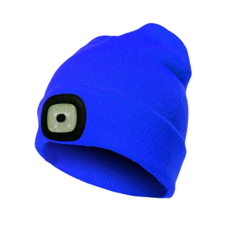 BaniLED™ | Bonnet lampe frontale rechargeable USB avec LED amovible