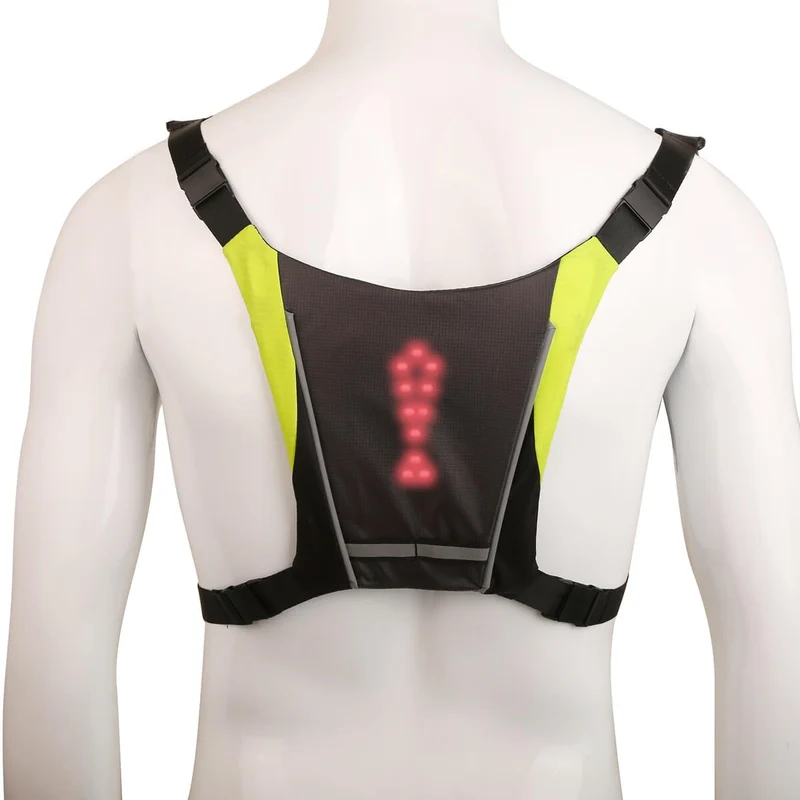 BikeBright™ | Gilet clignotant velo rechargeable par USB et étanche