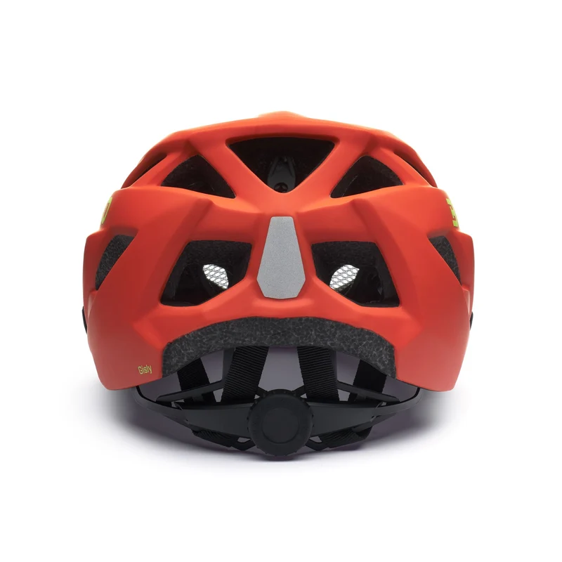 GISLY - Helmets - Helmet - Unisex - Matt Pomegranate Orange-Pistachio Green