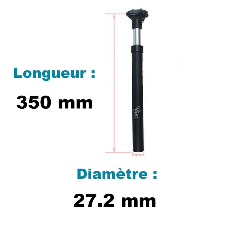 SeatDamper™ | Tige de selle suspendue avec confort amélioré et absorption des chocs