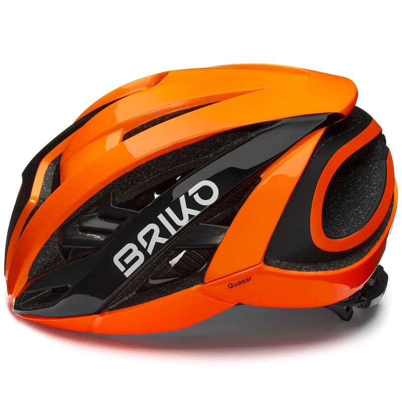 QUASAR - Helmets - Helmet - Unisex - Shiny Orange Flame-Black