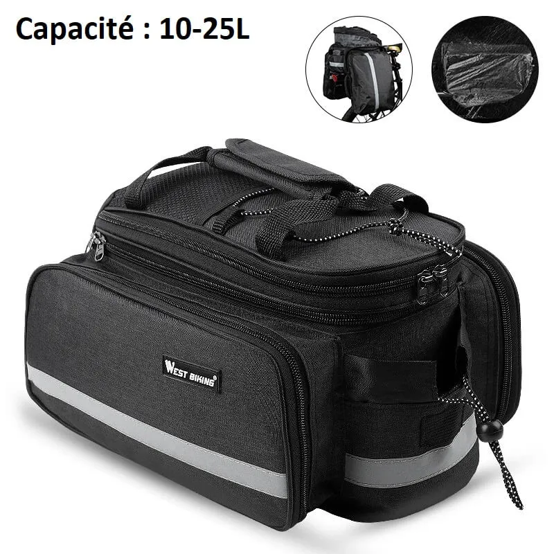 RearRider™ | Sacoche velo porte bagage grande capacité 25/35L