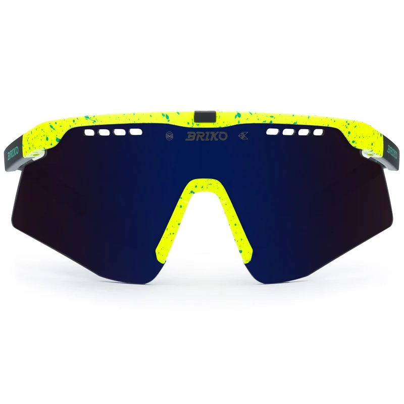 SHUTTLE - Glasses - Sunglasses - Unisex - Dotted Yellow Turquoise-BM3