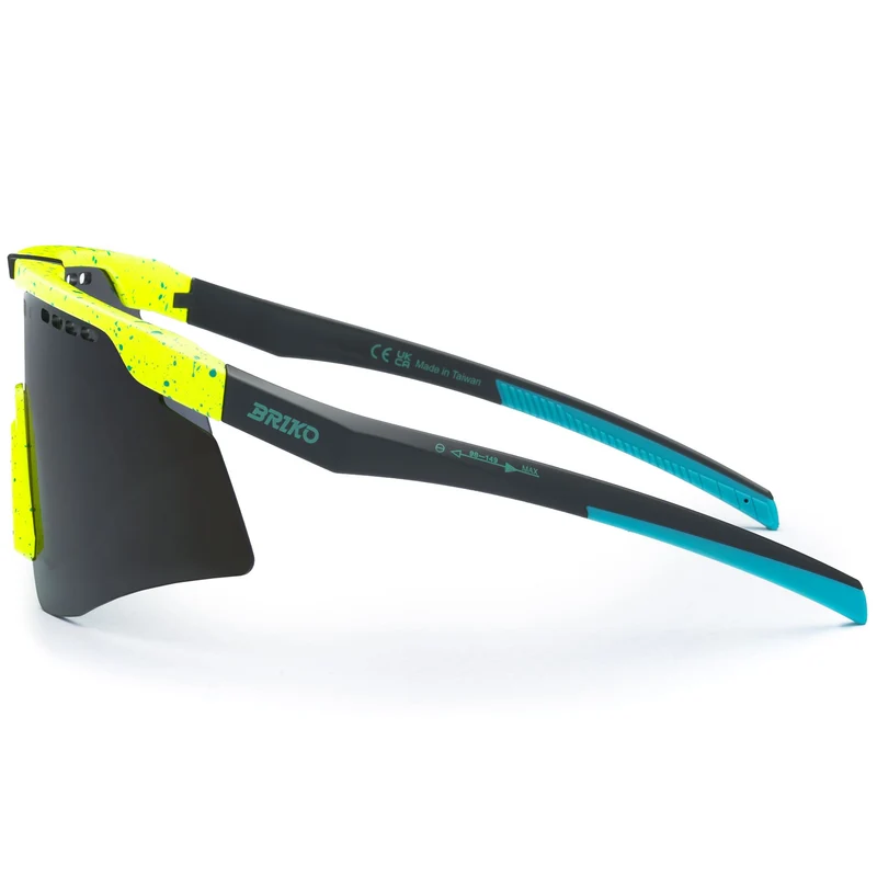 SHUTTLE - Glasses - Sunglasses - Unisex - Dotted Yellow Turquoise-BM3