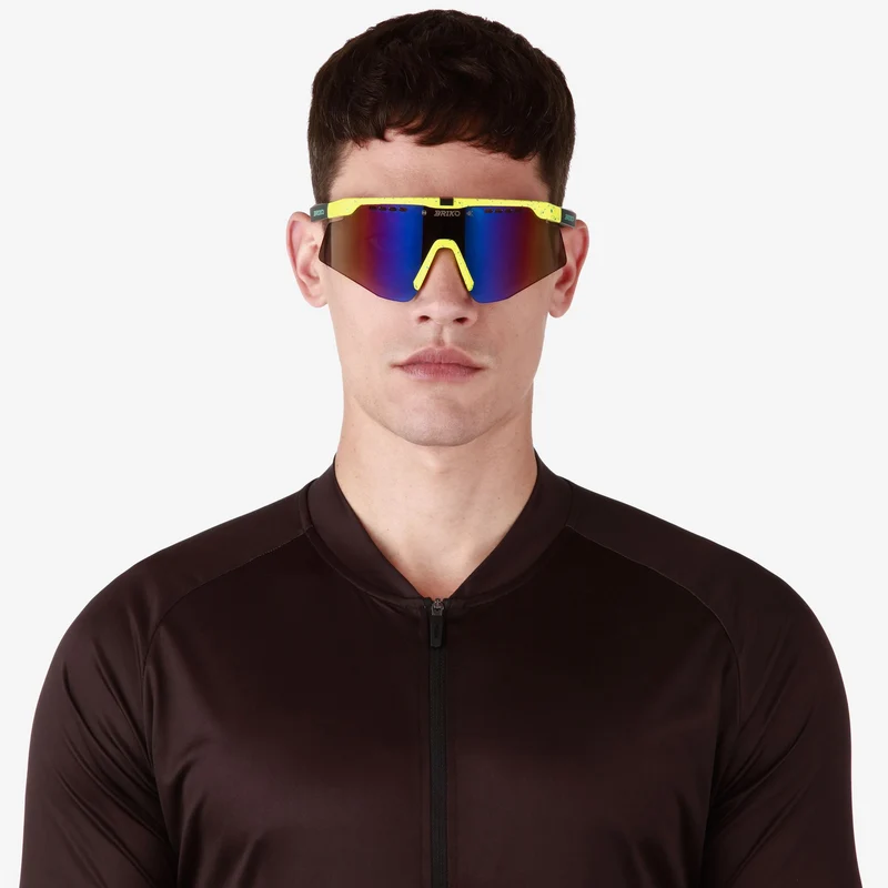 SHUTTLE - Glasses - Sunglasses - Unisex - Dotted Yellow Turquoise-BM3