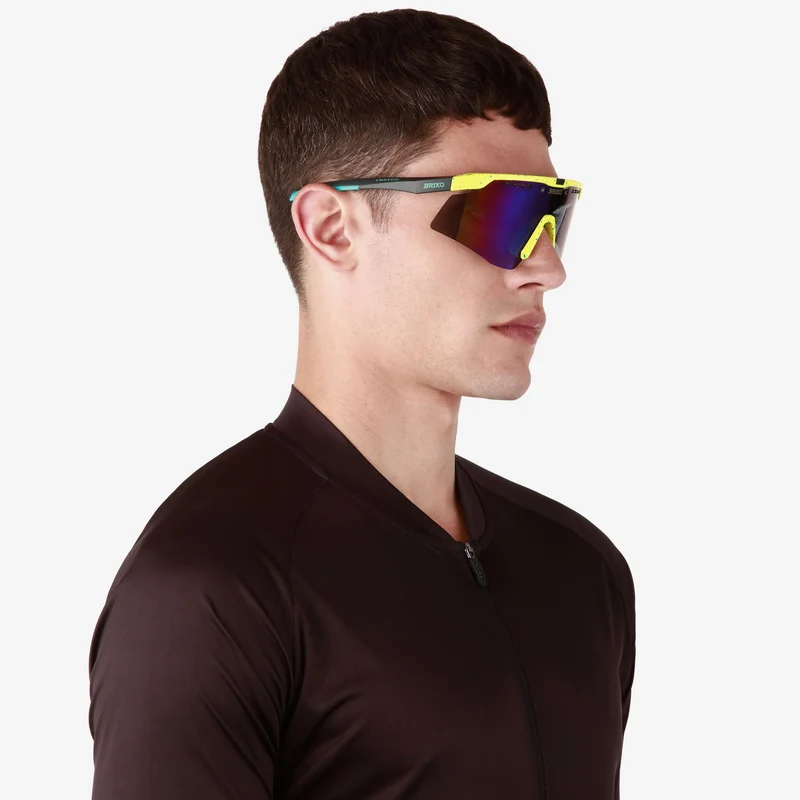 SHUTTLE - Glasses - Sunglasses - Unisex - Dotted Yellow Turquoise-BM3