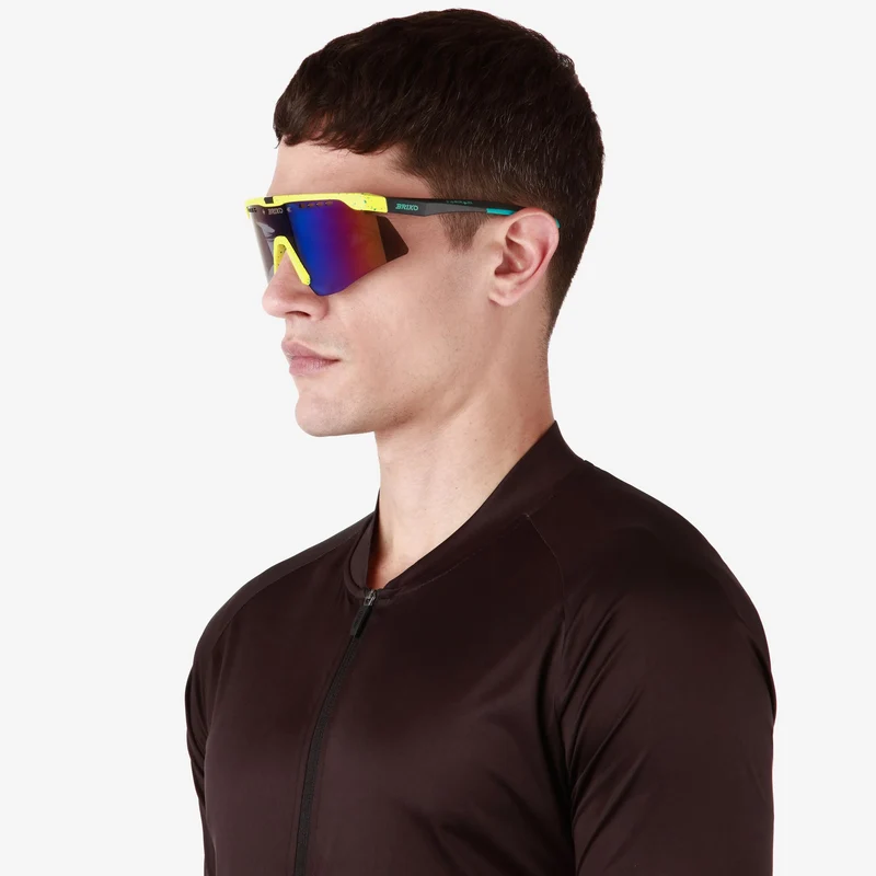 SHUTTLE - Glasses - Sunglasses - Unisex - Dotted Yellow Turquoise-BM3