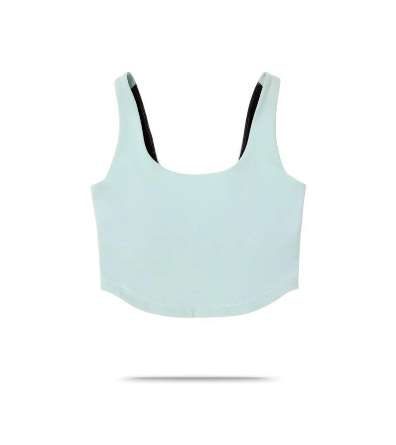TRNTankBra Women's Sports Crop Top with Built in Bra