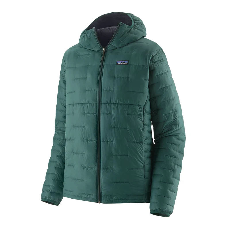 Men's Micro Puff Zip-Up Puffer Jacket With Hood