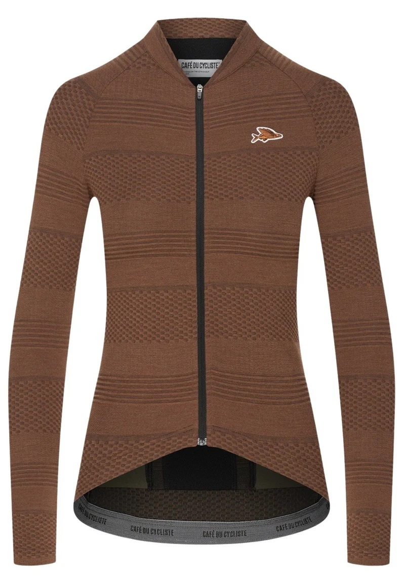 Corinne Textured Womens Long Sleeve Jersey