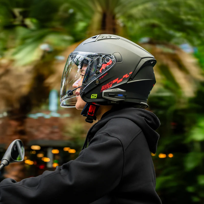 VORTEX Motorcycle Bluetooth Intercom Communication Headset