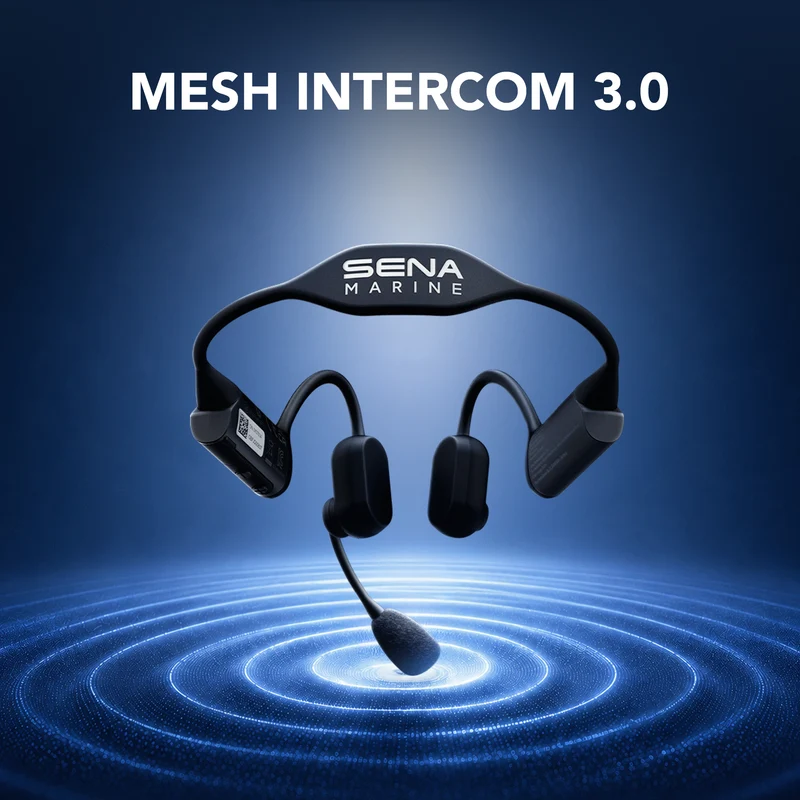 Nautitalk Open Bone Conduction Mesh Communication Headset
