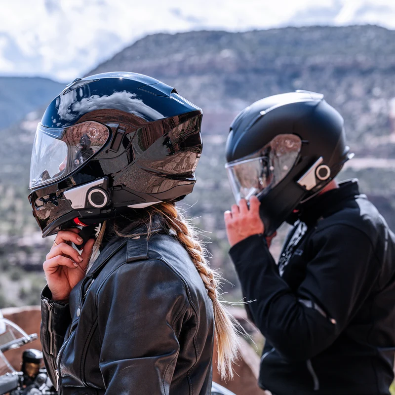 60S EVO Motorcycle Communication Headset with Sound by Bose, WAVE, Mesh, and Bluetooth Intercom