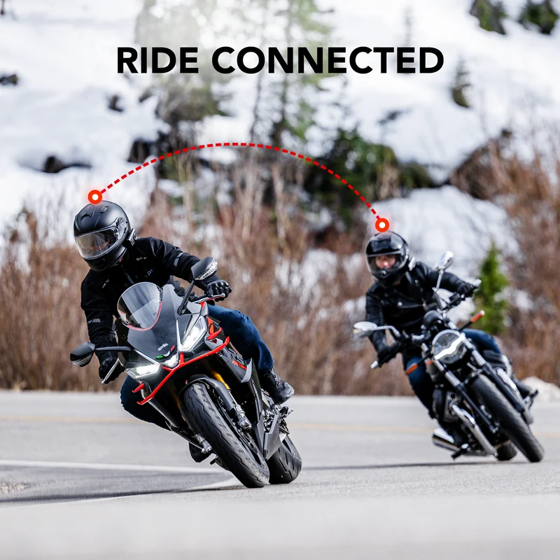 60S EVO Motorcycle Communication Headset with Sound by Bose, WAVE, Mesh, and Bluetooth Intercom