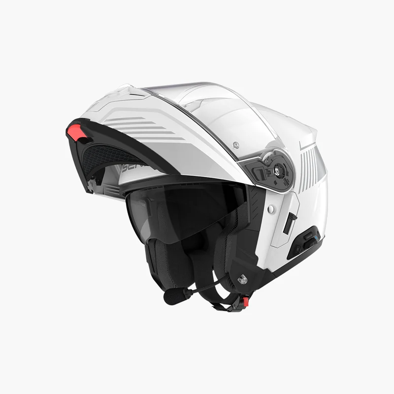 SPECTER Modular Smart Communication Motorcycle Helmet with Mesh Intercom, ECE