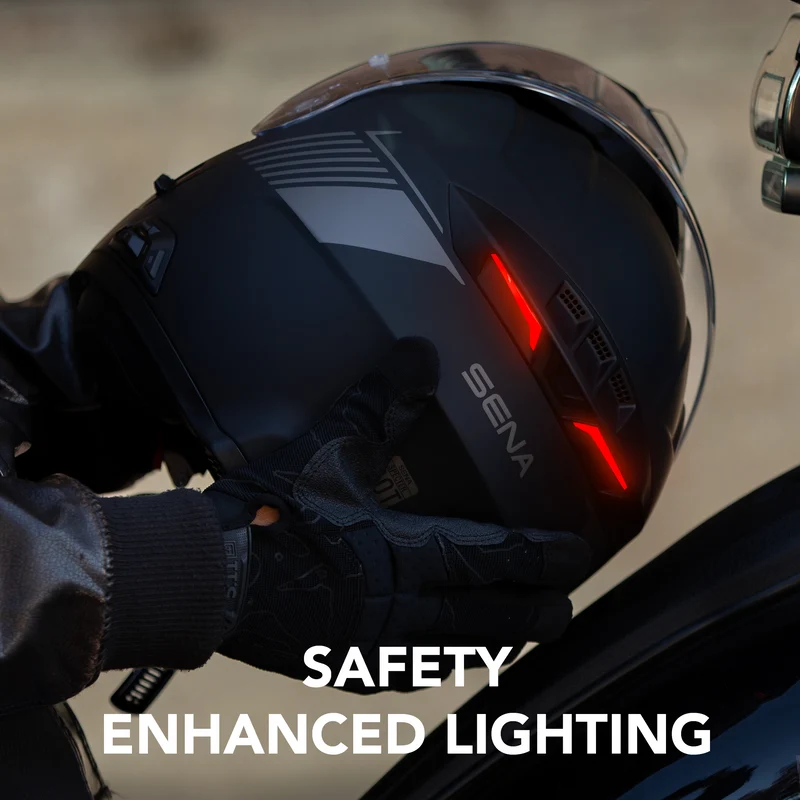 SPECTER Modular Smart Communication Motorcycle Helmet with Mesh Intercom, ECE