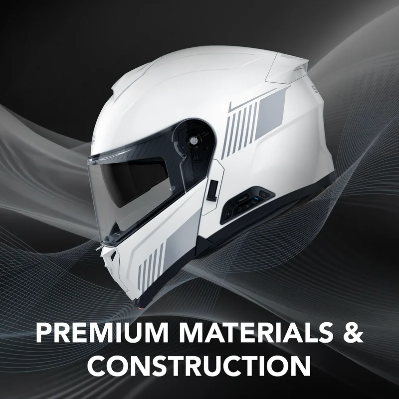 SPECTER Modular Smart Communication Motorcycle Helmet with Mesh Intercom, ECE