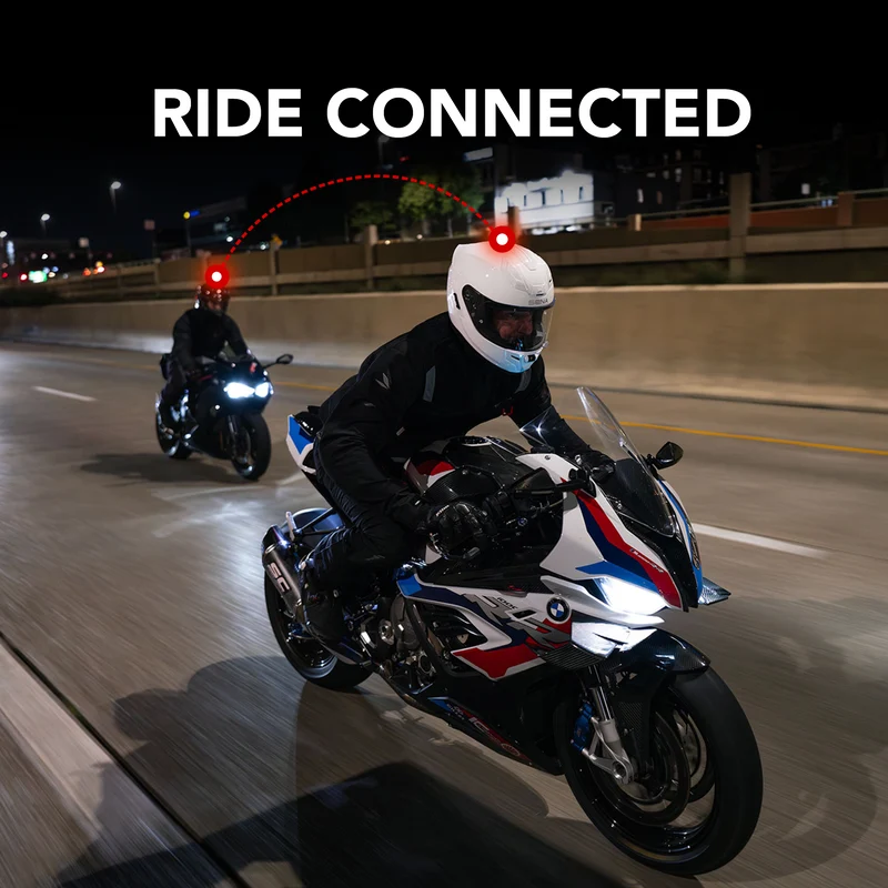 Phantom ANC Full-face Motorcycle Helmet with Integrated Communication System Featuring Active Noise Cancellation