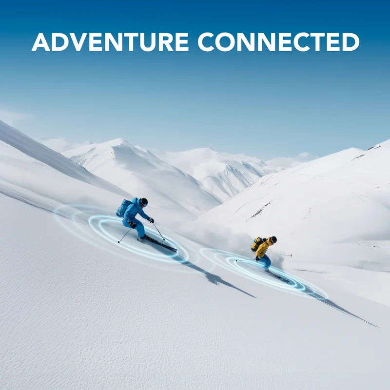 Latitude S2 Snow Sports Smart Helmet with Mesh Intercom Communication