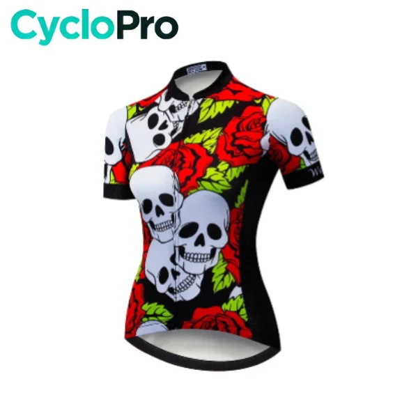 Maillot Vélo de Route Coloré - Skull+