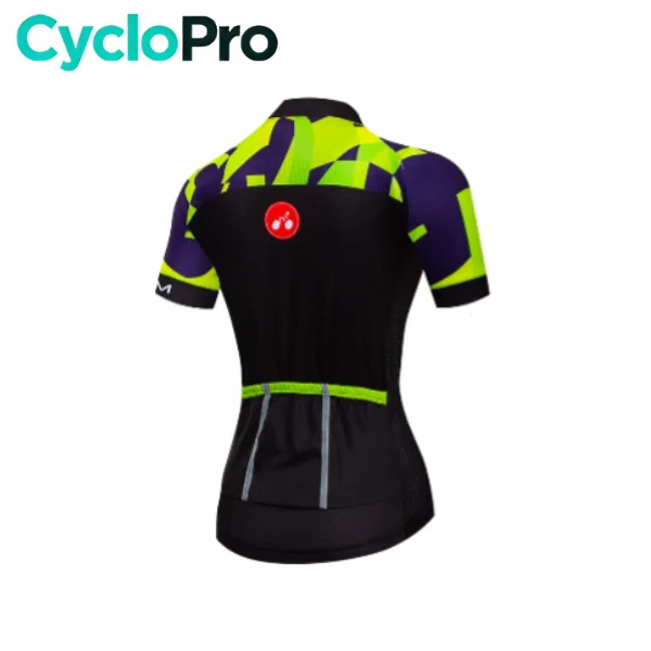 Maillot Vélo de Route Noir et Vert - Heart+