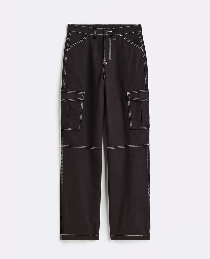 Solid Cargo Pant