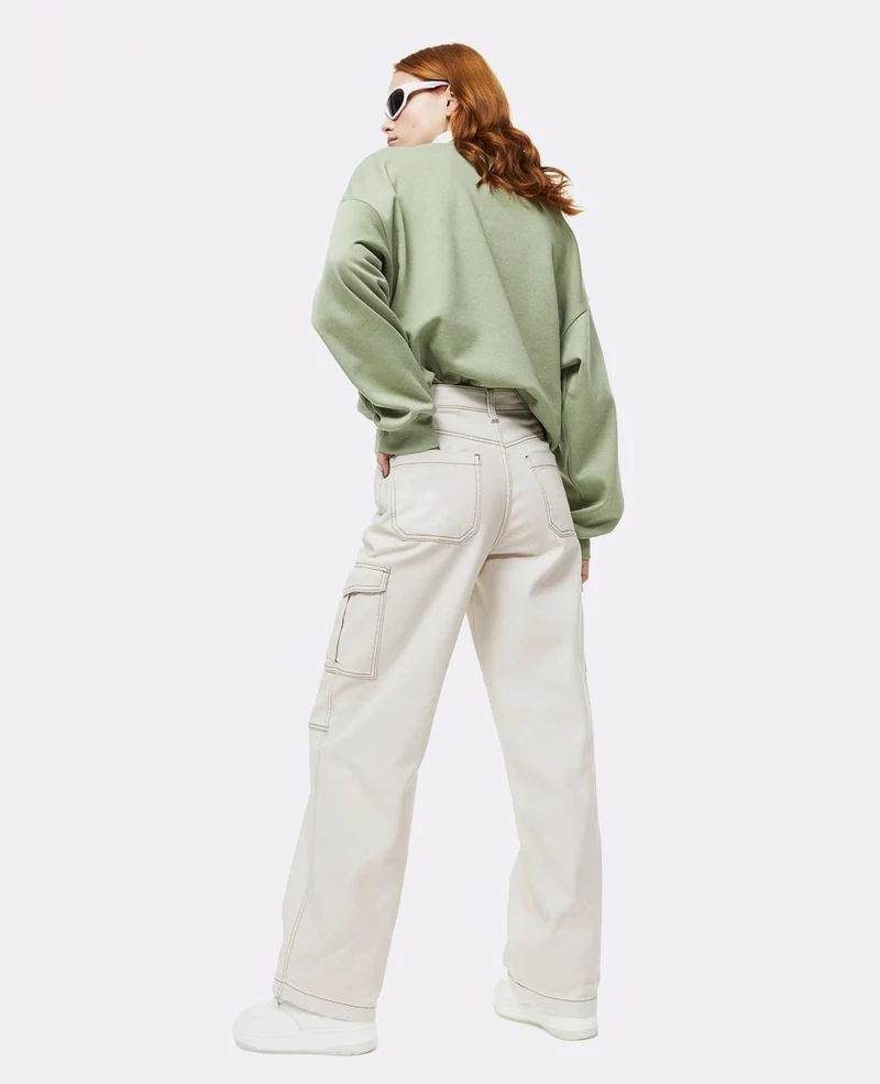Solid Cargo Pant