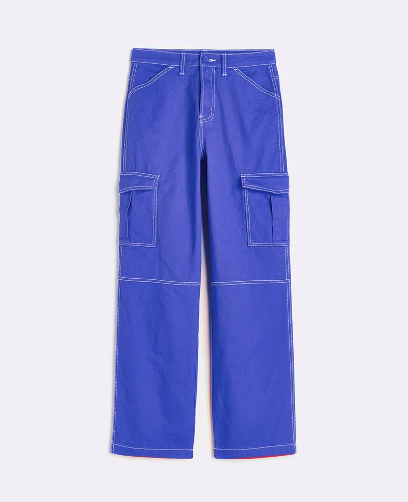 Solid Cargo Pant