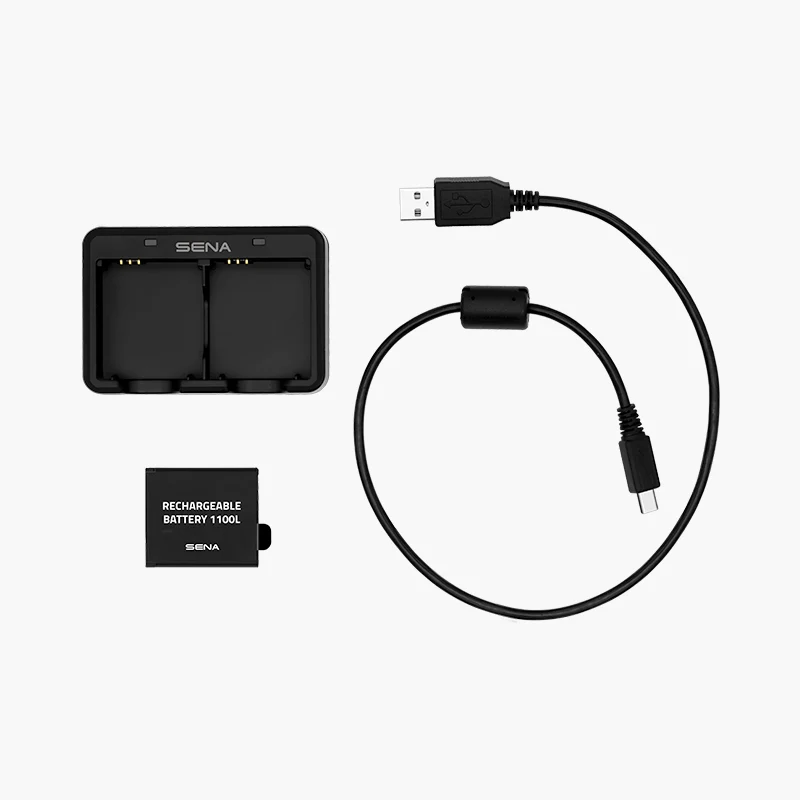 Dual Battery Charger and Rechargeable Battery 1100L