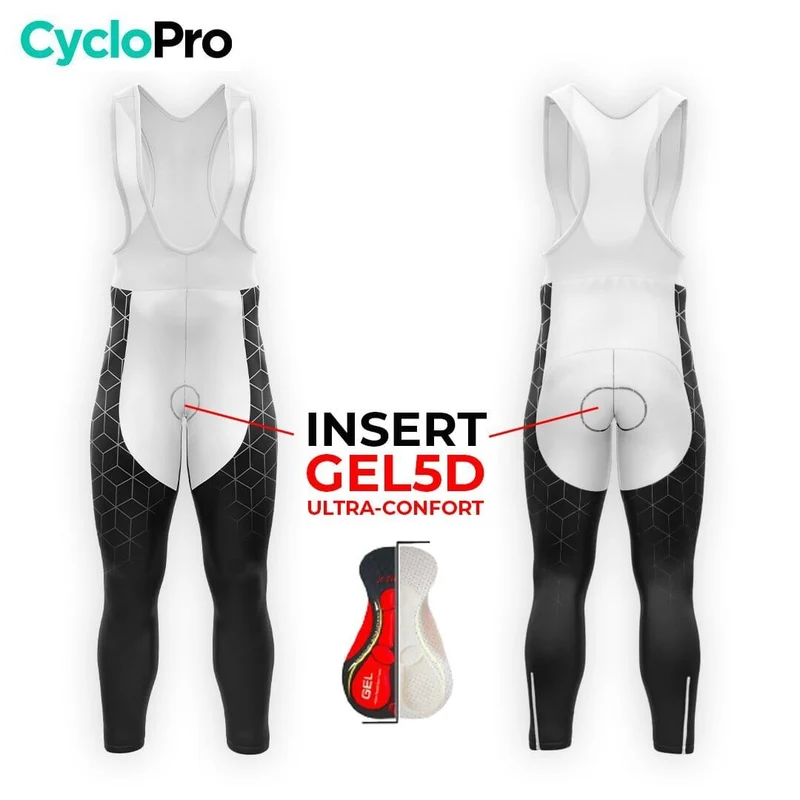 COLLANT CYCLISTE HIVER HOMME / NOIR - CUBIC+ - DESTOCKAGE