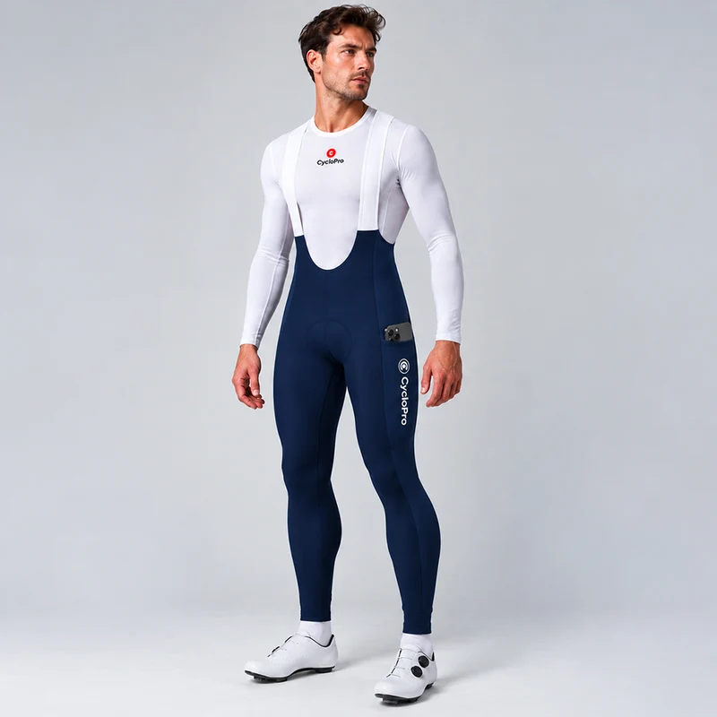 COLLANT CYCLISTE THERMIQUE BLEU MARINE - CARGOMAX