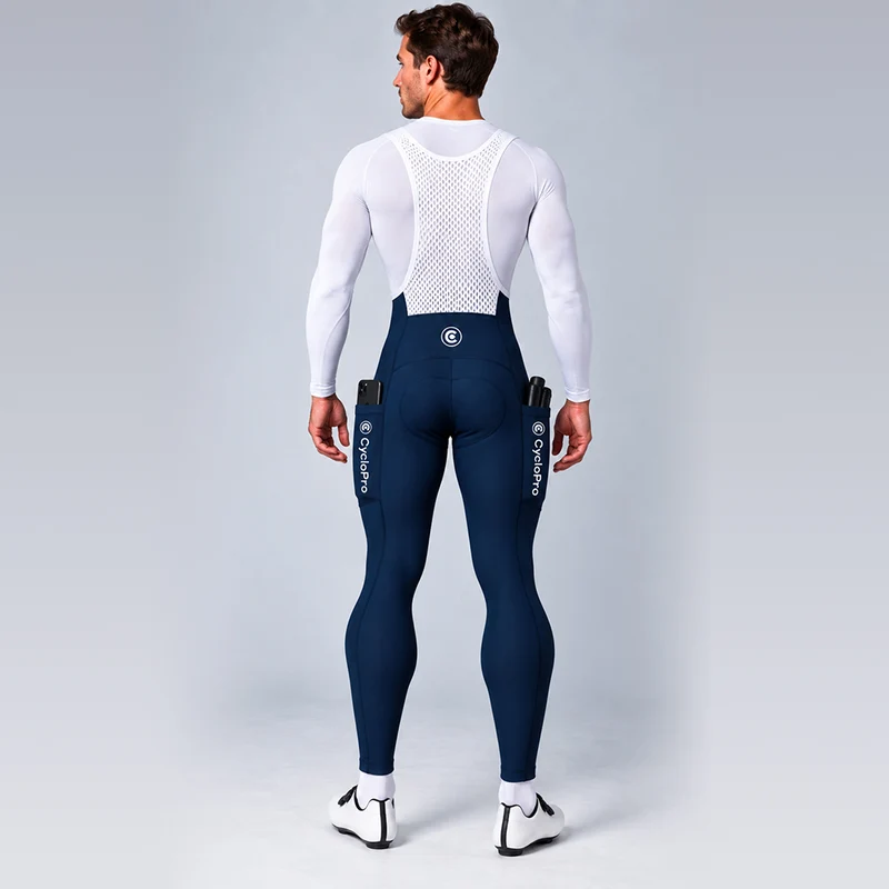COLLANT CYCLISTE THERMIQUE BLEU MARINE - CARGOMAX