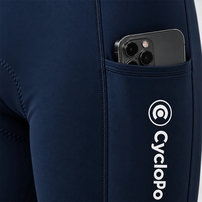 COLLANT CYCLISTE THERMIQUE BLEU MARINE - CARGOMAX