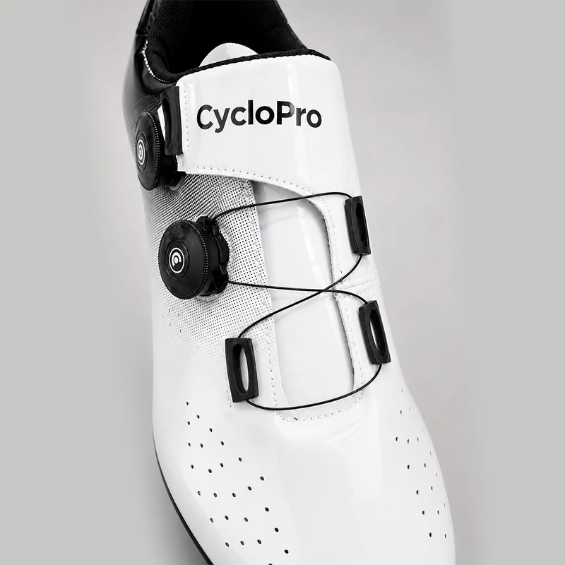 Chaussures Vélo de Route SpeedMax Blanches