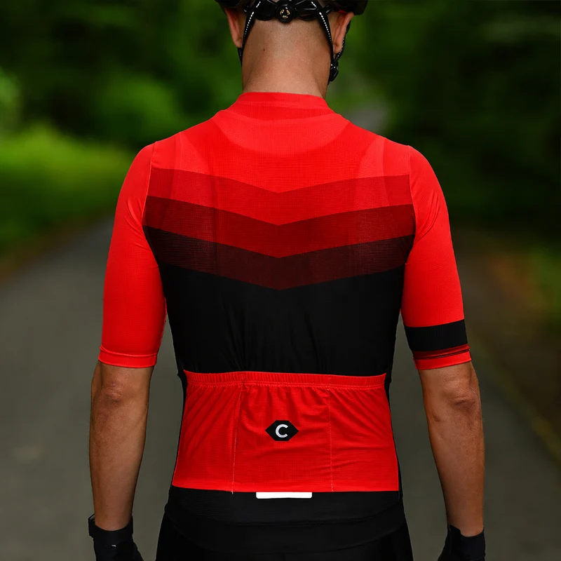 MAILLOT DE CYCLISME ROUGE - AGILITY