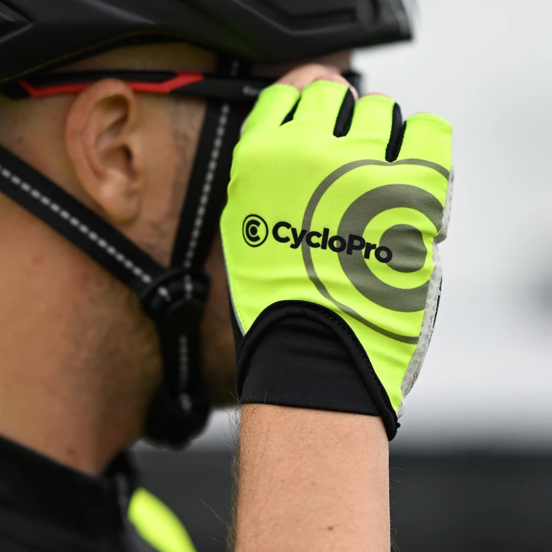 Mitaines Vélo Jaunes - ConfortMax