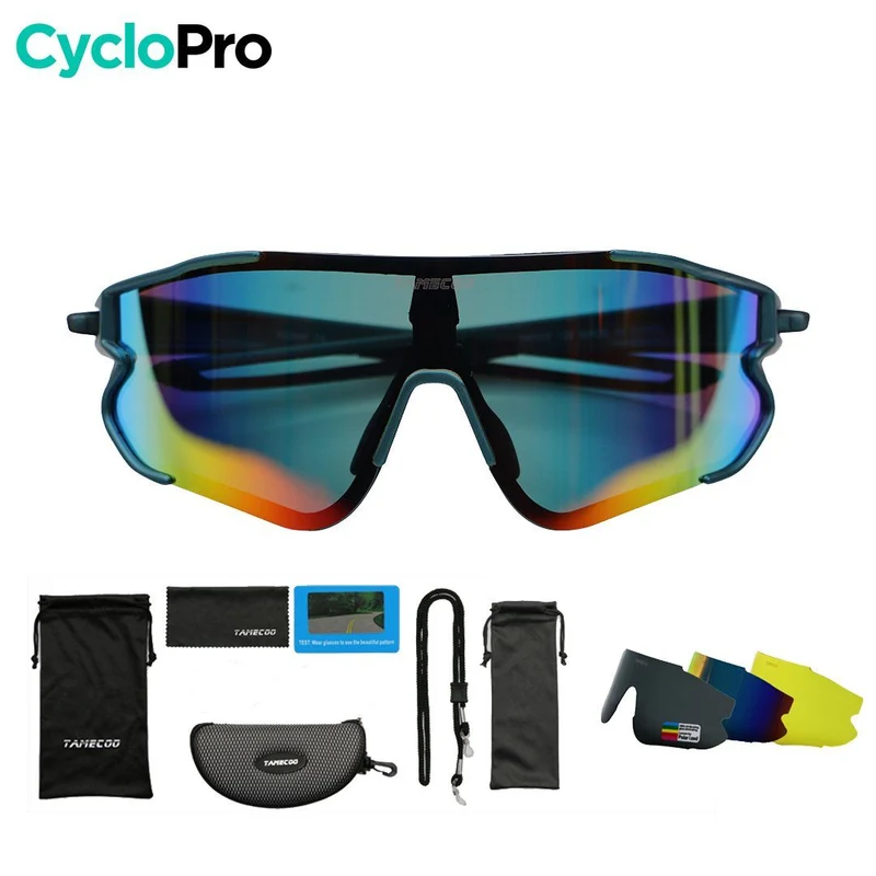 Lunettes Vélo Verres Interchangeables - Verte - OPTIMAX
