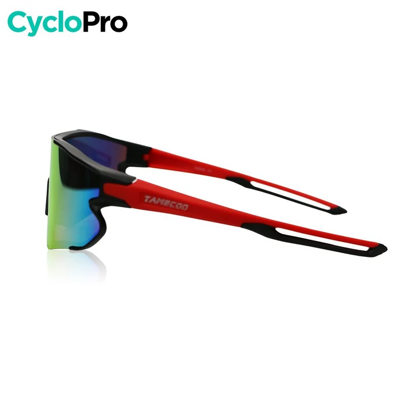 Lunettes Vélo Verres Interchangeables - Rouge - OPTIMAX