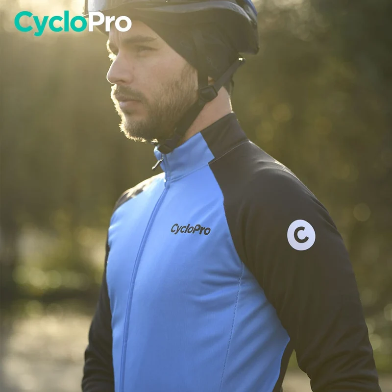 Veste Thermique Cyclisme Bleue - Thermika - DESTOCKAGE