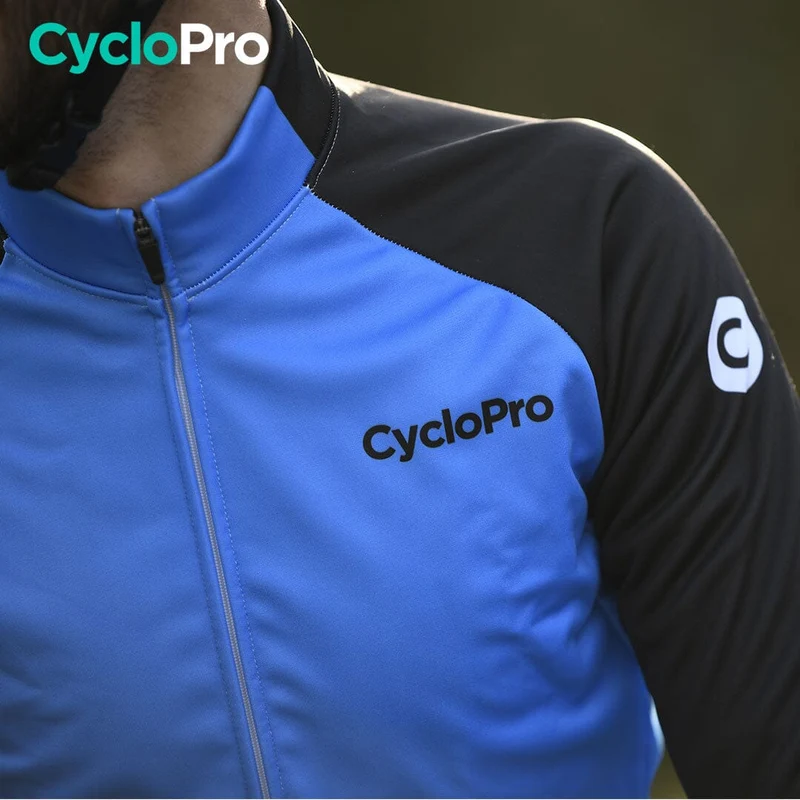 Veste Thermique Cyclisme Bleue - Thermika - DESTOCKAGE