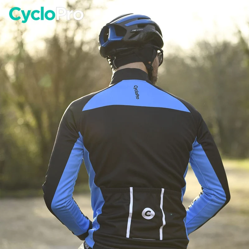Veste Thermique Cyclisme Bleue - Thermika - DESTOCKAGE