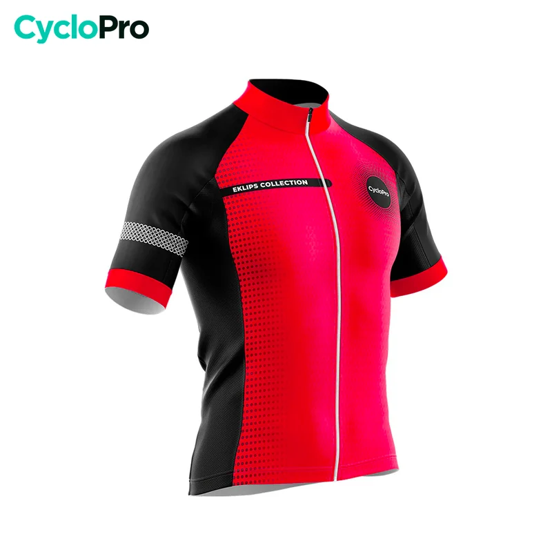 MAILLOT DE CYCLISME ROUGE - EKLIPS