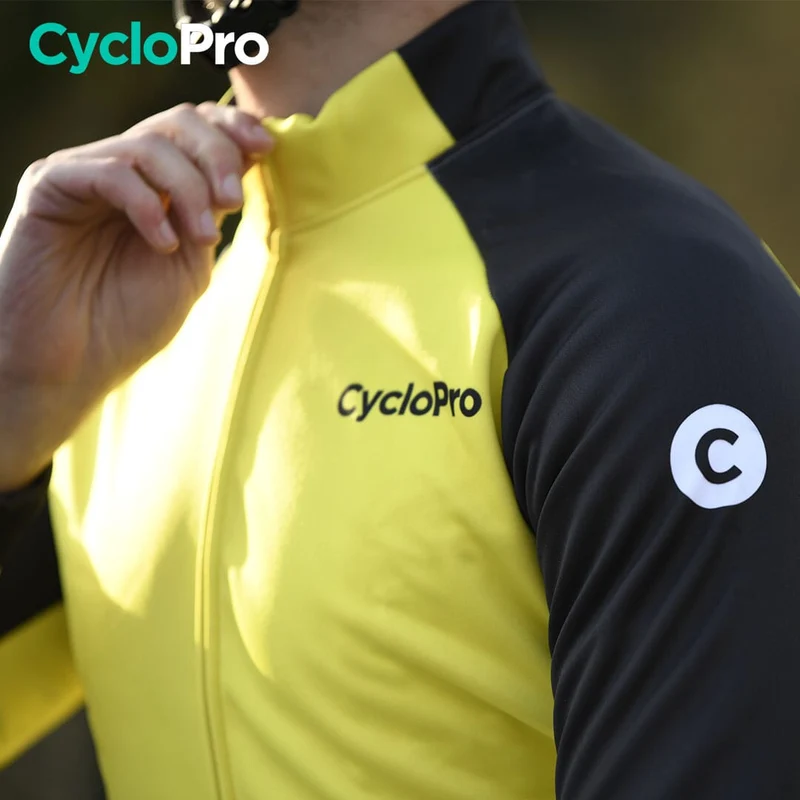 Veste Thermique Cyclisme Jaune - Thermika