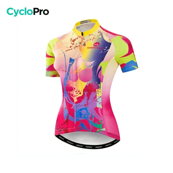 MAILLOT MANCHE COURTE FEMME / TYE - DYE - DESTOCKAGE