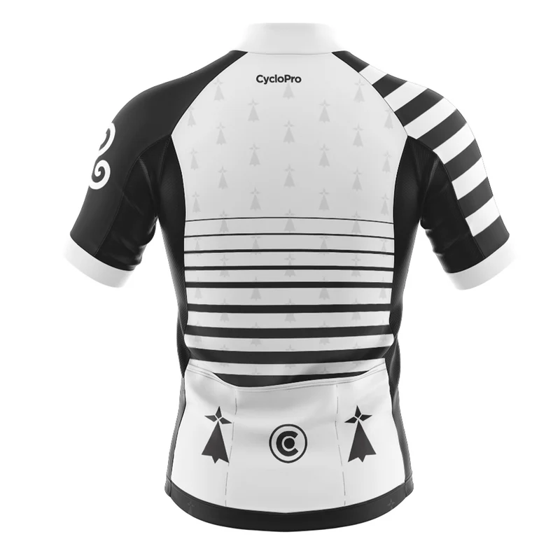 Tenue De Cyclisme Noire et Blanche - Bretagne