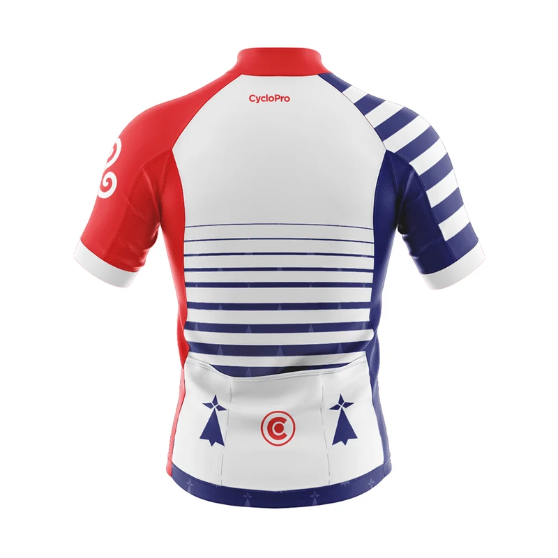 Tenue De Cyclisme Rouge et Bleue - Bretagne