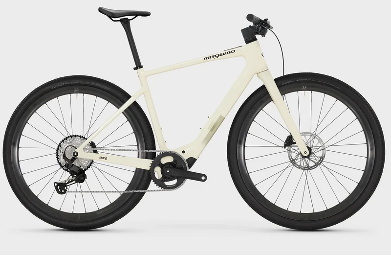 MEGAMO Along cintre plat avinox M2 gravel électrique 110Nm 600w