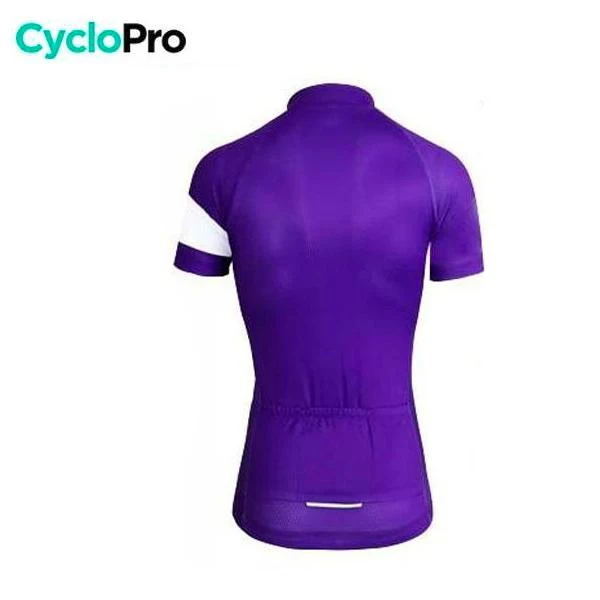 MAILLOT VÉLO DE ROUTE VIOLET - ÉLÉGANCE+