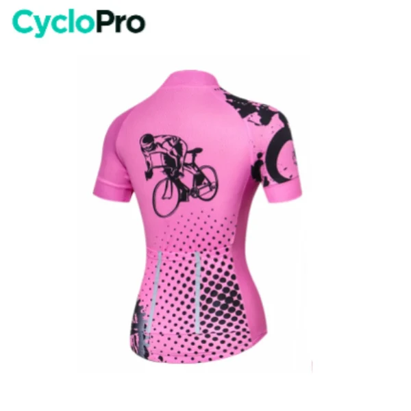 Maillot Vélo de Route Rose - Cycling