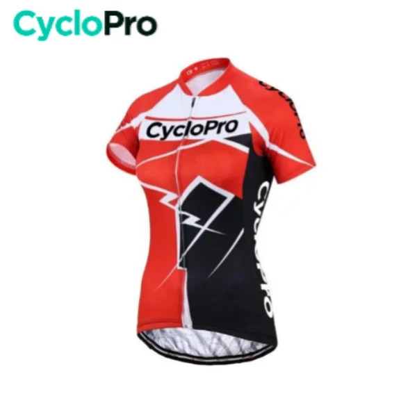 MAILLOT VÉLO DE ROUTE ROUGE - CONFORT+